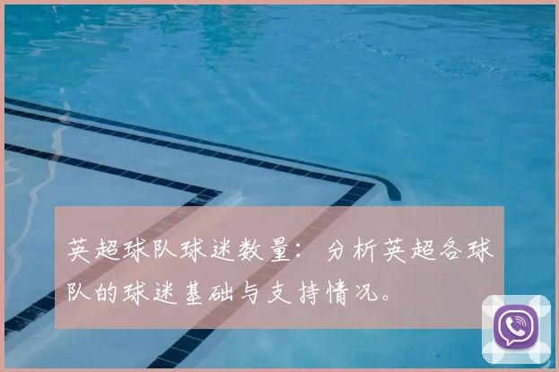 英超球队球迷数量：分析英超各球队的球迷基础与支持情况。